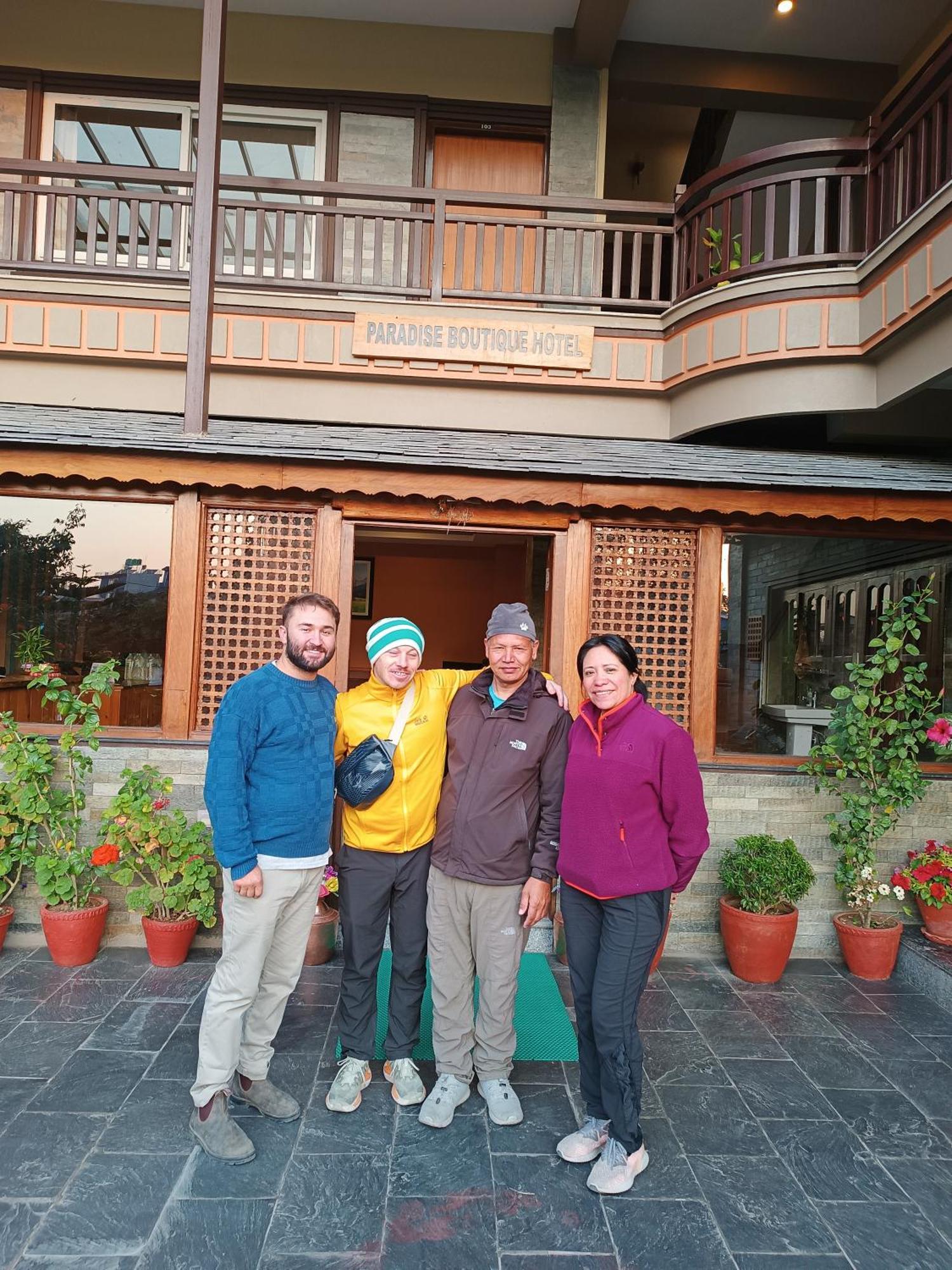 Paradise Boutique Hotel Pokhara Eksteriør bilde