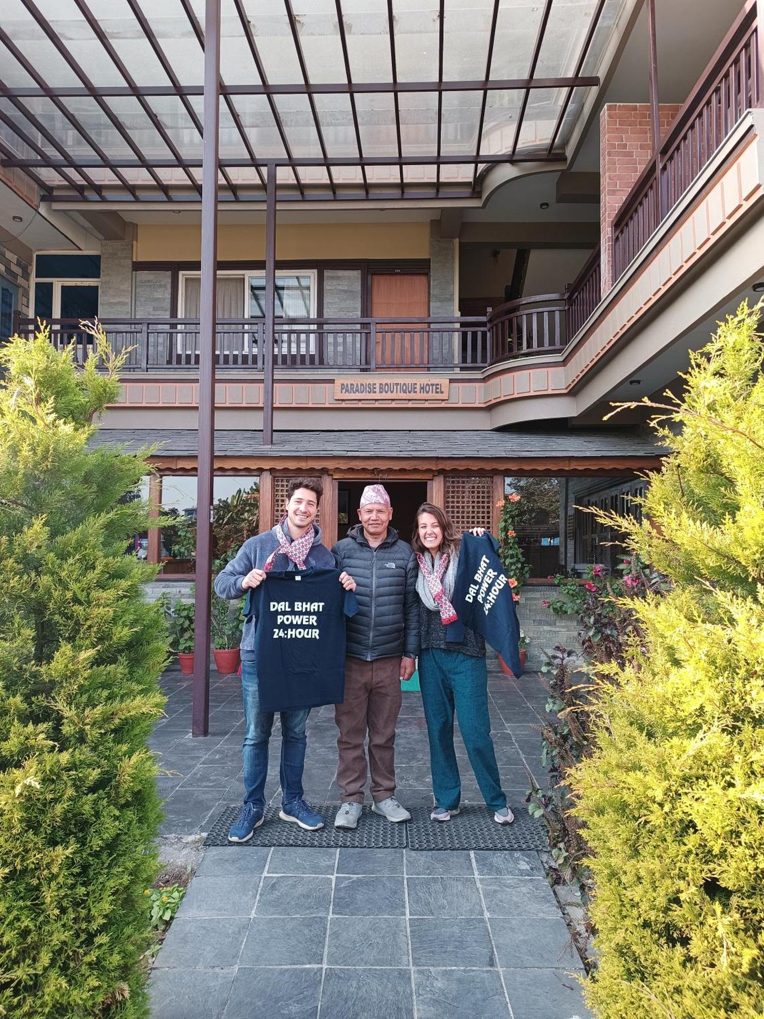 Paradise Boutique Hotel Pokhara Eksteriør bilde