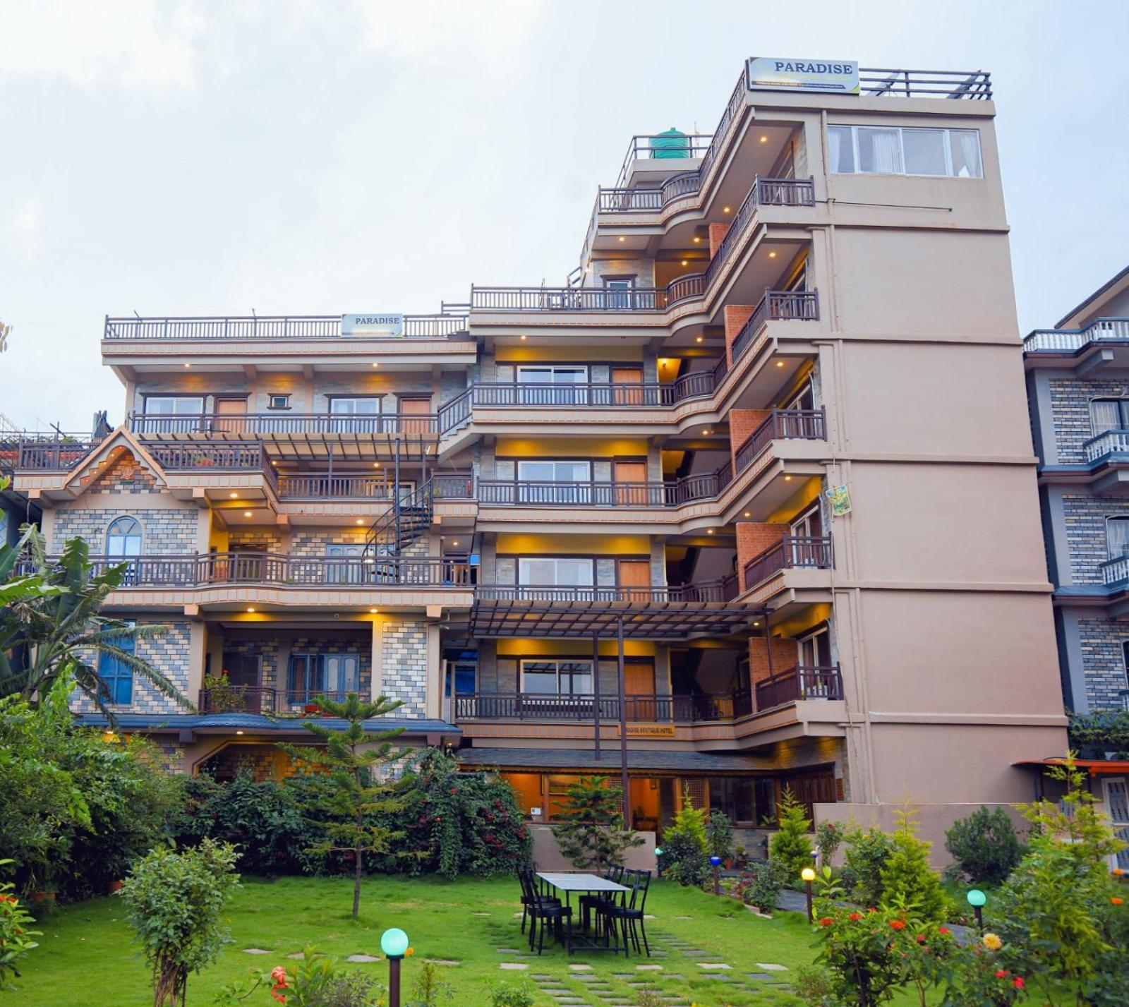Paradise Boutique Hotel Pokhara Eksteriør bilde